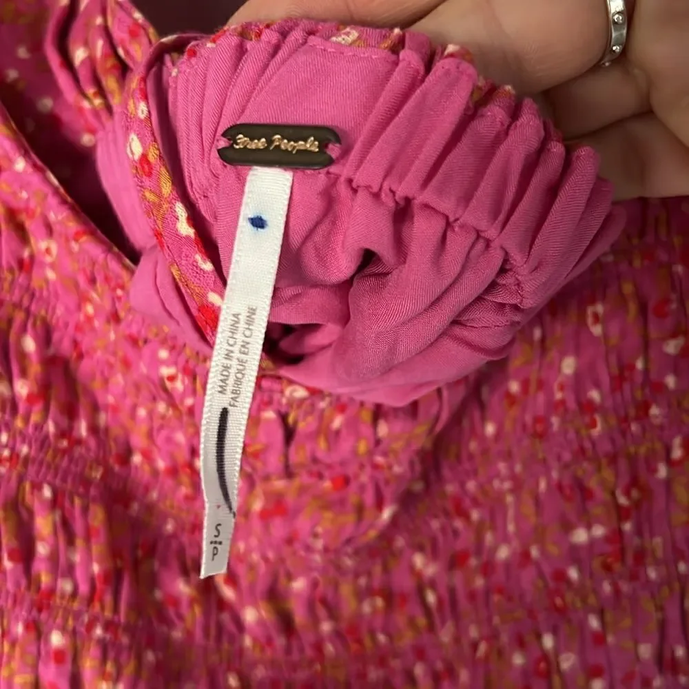 Free people mini dress pink S - Picture 6 of 8